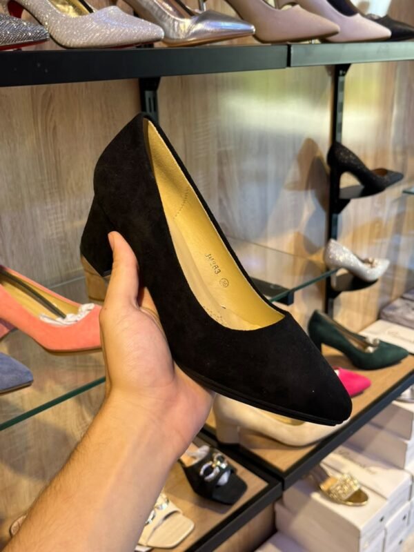 demi talon en daim 363