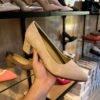 demi talon en daim 363