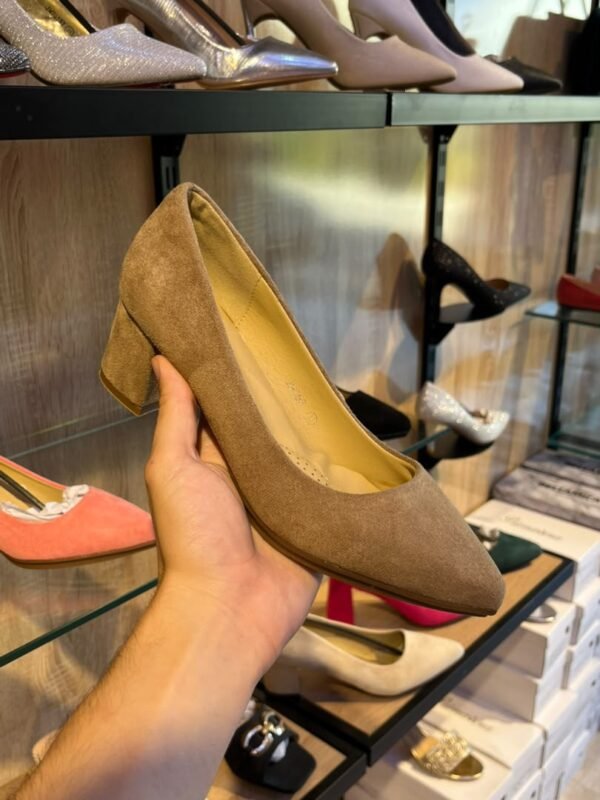 demi talon en daim 363