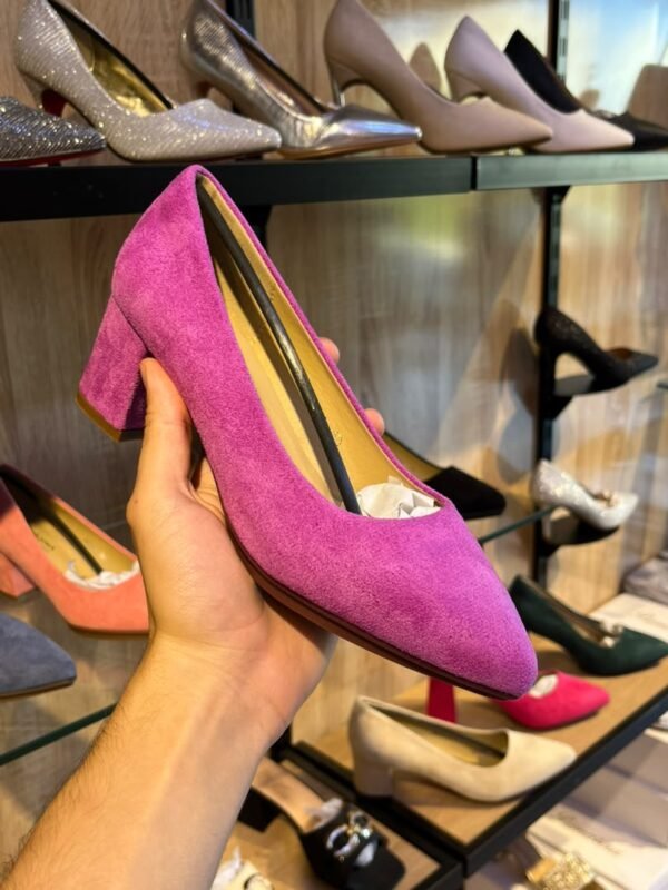 demi talon en daim 363